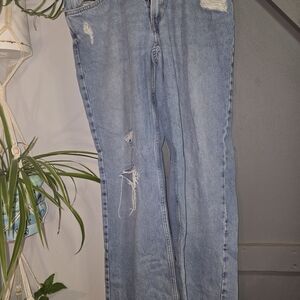 Classic Blue Straight Leg Women's Jeans